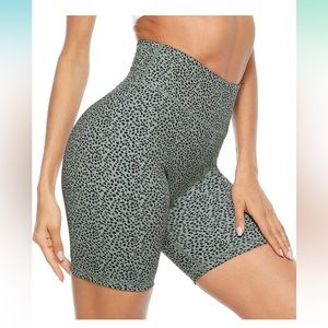 Pattern Biker Shorts